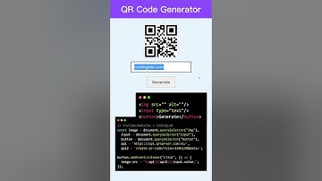 QR Code Generator in JavaScript