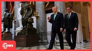 Watch Trump And Irish Taoiseach Martin Depart U.s. Capitol After Friends Of Ireland Luncheon Ac15