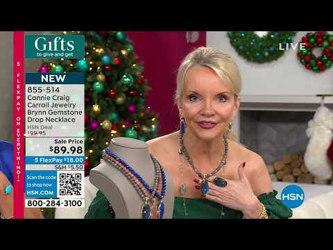   HSN Connie Craig Carroll Jewelry Collection Gifts 11 10 2023 04 PM