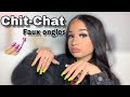 CHIT-CHAT FAUX ONGLES: MES DRAMAS YOUTUBE, LE LYCÉE, COPINES DE YOUTUBE... (je vous raconte ma vie)