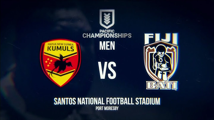 PNG Kumuls v Fiji Bati | Pacific Championship