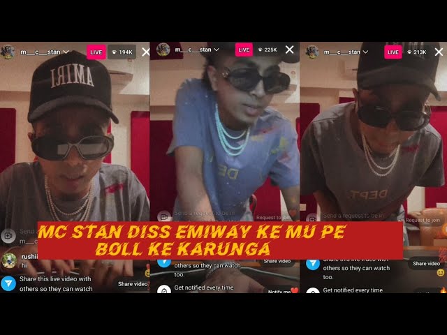 Mc Stan Nusta Paisa Live, Emiway Diss Mu Pe Boll Ke Karunga 🔥🥵