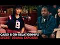 Cardi B was asked why she removed all photos of Stefon Diggs from her Instagram