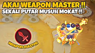 AKAI WEAPON MASTER PUTARAN MEMATIKAN - META OP MAGIC CHESS GOGO TERBARU 2025
