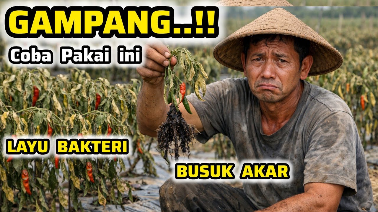 ‼️3000 CABAI LAYU‼️BISA SEMBUH TOTAL‼️Cara Basmi Jamur Bakteri Busuk Akar Batang Cabai‼️Paling AMPUH