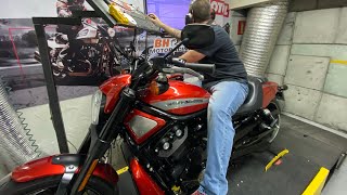 Harley Davidson Vrod no dinamómetro - Vlog Diário LEOBH