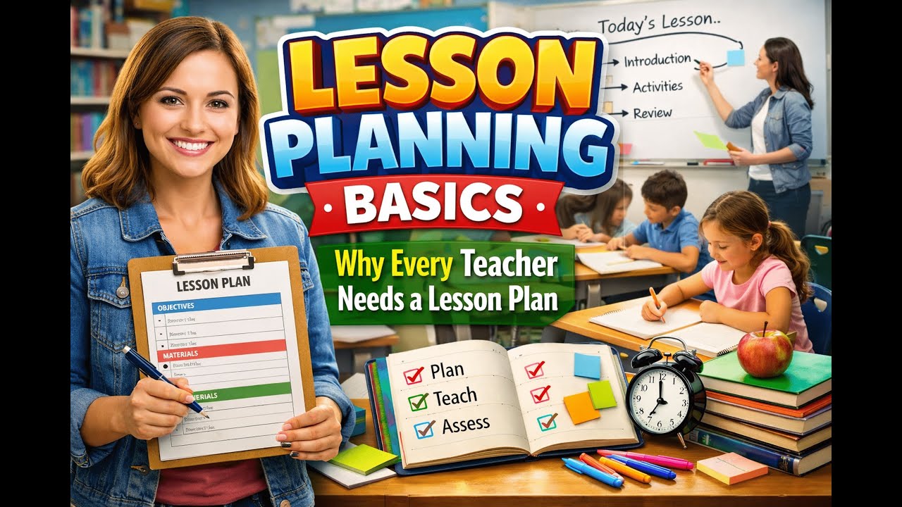 Lesson Planning Basics | Why Every Teacher Needs a Lesson Plan ...