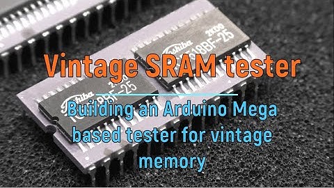 Build an Arduino based vintage SRAM tester for TRS-80 M100, open source!
