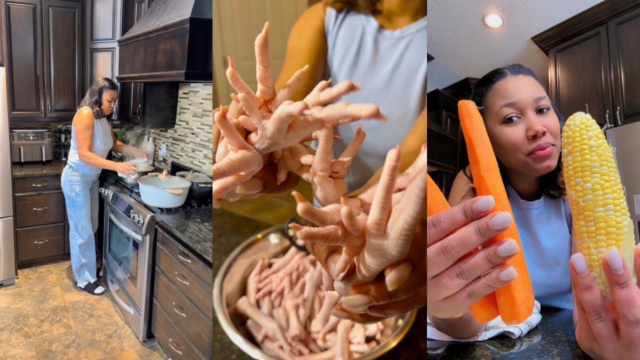 Hoy le preparé sopa de patas de pollo por primera vez a mi marido. Qué tal lo hice?