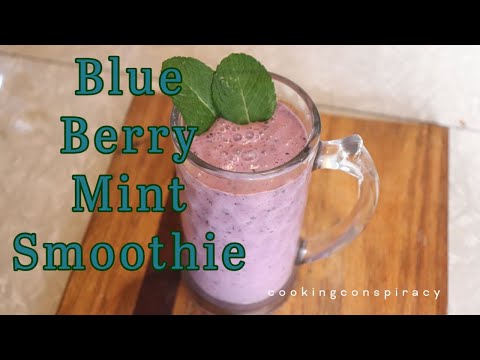 Blueberry Mint Smoothie: