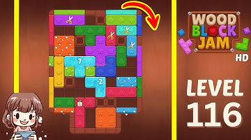 Wood Block Jam Level 116 Solution Walkthrough