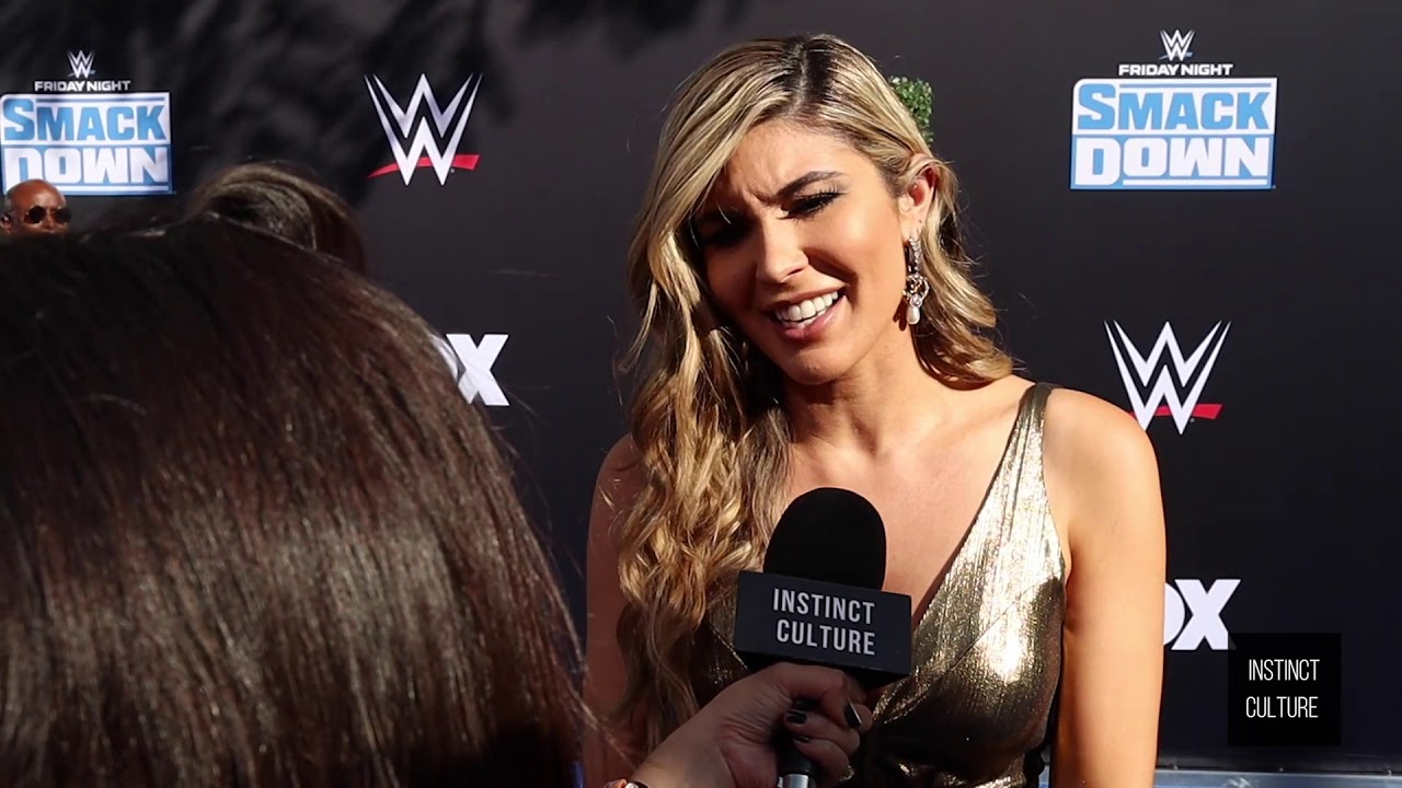Cathy Kelley Interview WWE Smackdown 20th Anniversary Blue Carpet cathy-kelley-interview-wwe-smackdown-20th-anniversary-blue-carpet