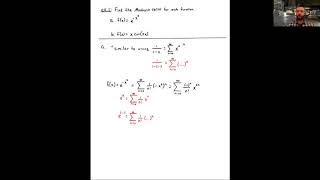 Applications of Taylor and Maclaurin Series (Calculus 2, Lecture 21)