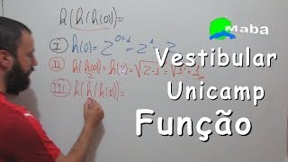 ENTRANCE EXAM - UNICAMP 2018 - PROBLEM INVOLVING FUNCTION - TEST Q - QUESTION 20