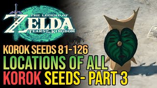 Zelda Tears of The Kingdom All Korok Seeds Part 3 - Tabantha Frontier