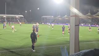 Owen Farrell penalty makes Glasgow Warriors 7 Saracens 3, European Cup rugby 18th Jan 2026