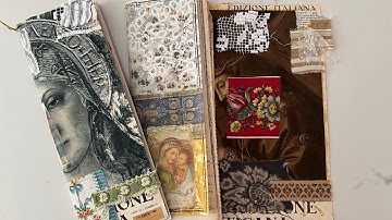 TUTORIAL HOE TE DOEN | Hoog document dagboek Italiaanse kerken | zakken en plooien DEEL 3