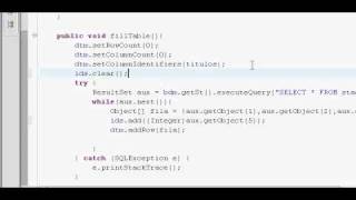 Tutorial Java en Español - Capitulo 47 - JDBC - Parte 4