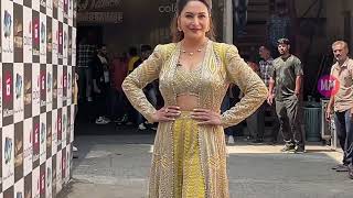 Madhuri Dixit Nene, Suniel Shetty and Other Celeb's Spotted At Dance Deewane Set Filmistan.