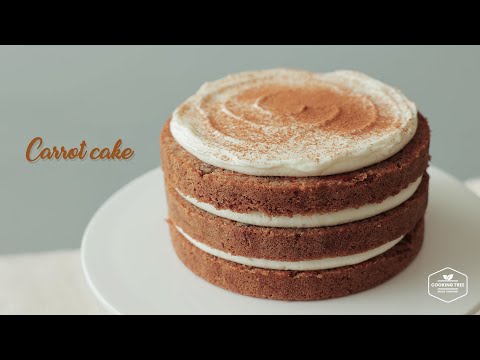 [도플쿠킹 Doppel Cooking] 빌리엔젤의 당근 케이크 <strong>Carrot</strong> <strong>Cake</strong> by Billyangel | 4K | Cooking tree