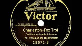 Video thumbnail of "1925 Paul Whiteman - Charleston"