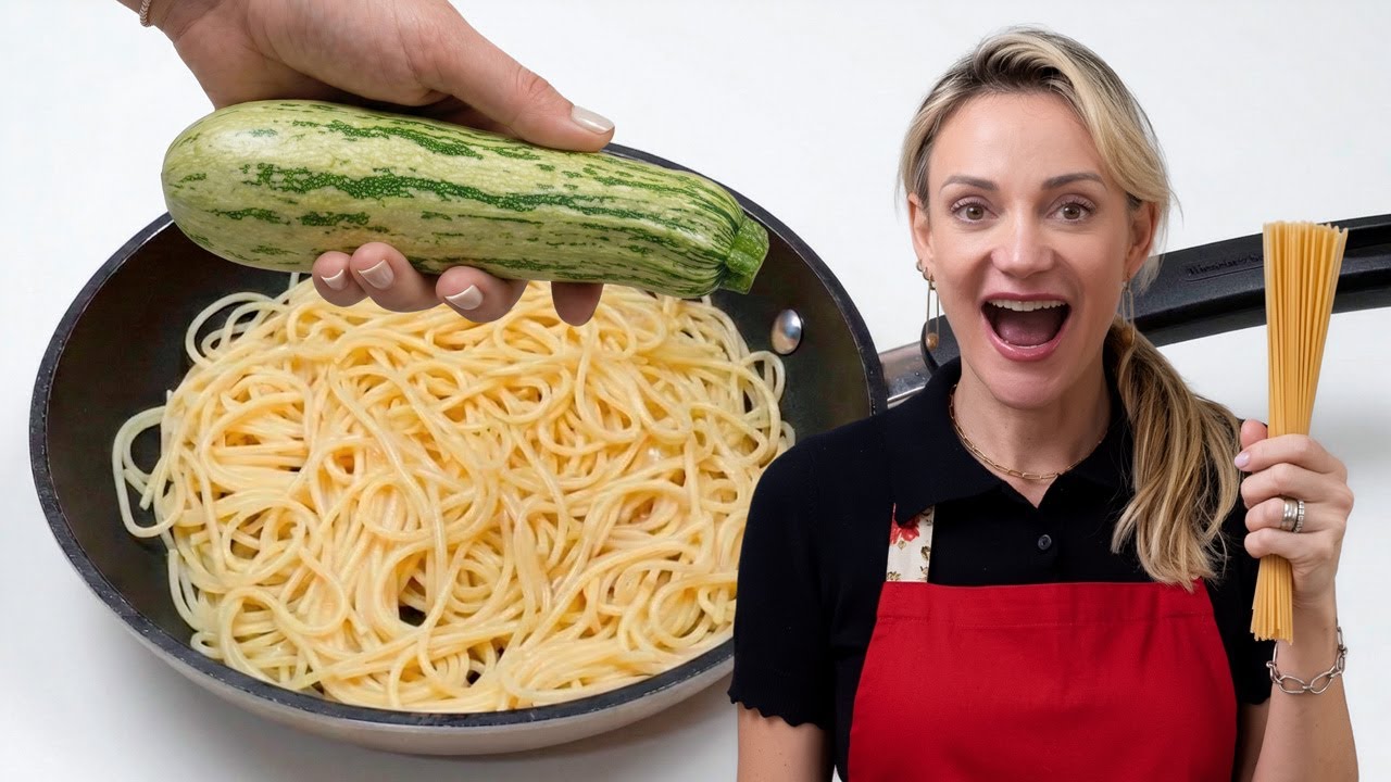 Tem Massa e Abobrinha em Casa? Faça igual a Chef Italiano Estrelado!