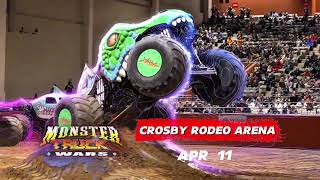 Crosby, TX Monster Truck Wars | April 11th, 2026