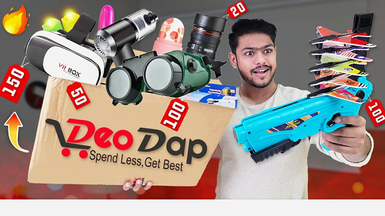 I Bought 10 Gadgets Under 100 RS From DeoDap YouTube