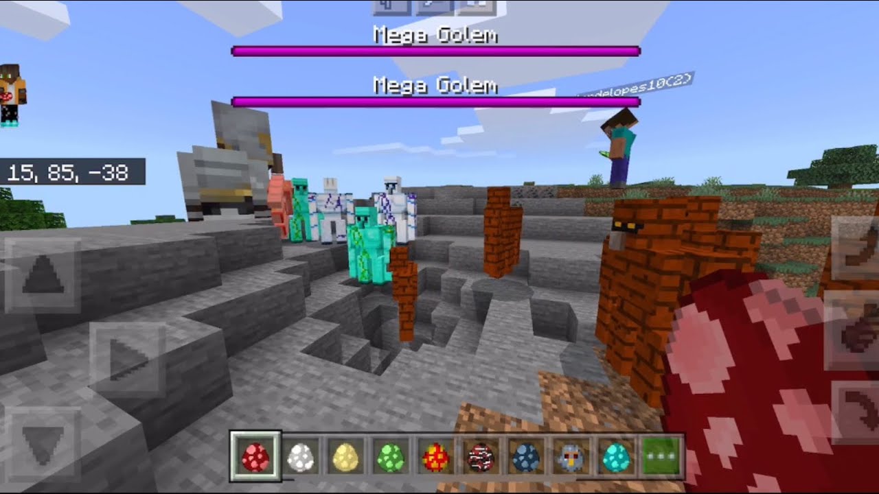 Mod dos novos iron golems para Minecraft peMore Golems! Addon YouTube