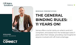 Details The General Binding Rules Explained: 11 Years On for Off-Mains Systems | James Warren Guide