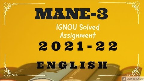 IGNOU MANE 3 SOLVED ASSIGNMENT 2021-22 Comparative Ethnography SOLVED ASSIGNMENT