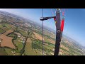 Parapente  dourgne petit vol face au vent