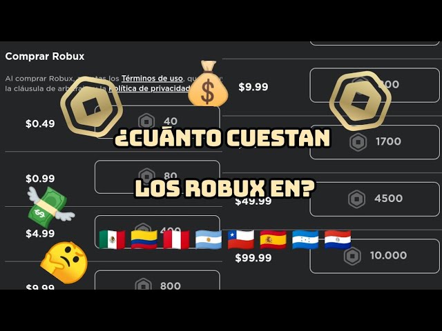 Compra tus robux a precios cómodos - Robux Latam Store