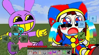 Small POMNI and JAX play together | The amazing digital circus in minecraft