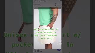 Behind the scenes at Tellurian wrap skirt photo shoot