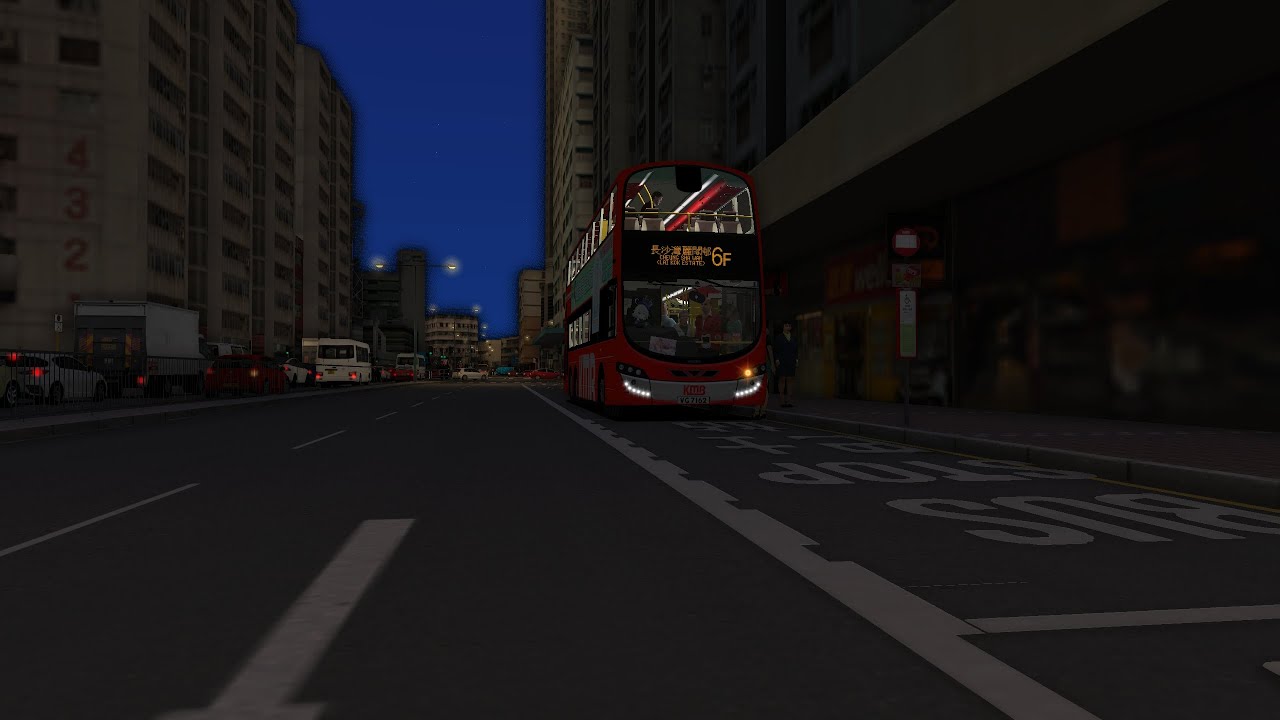 Omsi 2 九巴 6F 九龍城碼頭 往 長沙灣 (麗閣邨) AVBWU 763 VG 7162