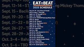 🎶 2025 EPCOT Eat to the Beat Lineup is HERE! | Who are you seeing?! 👀