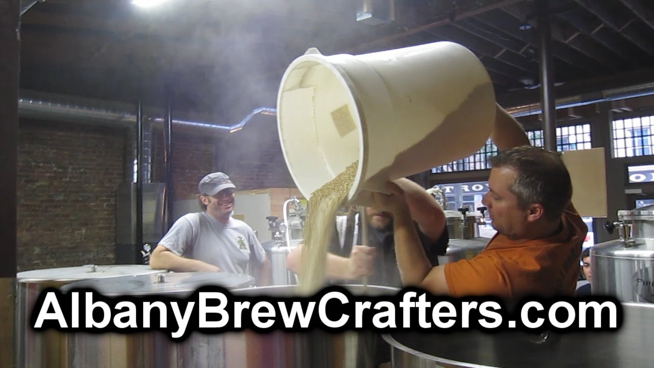 Brewing our barley wine at Rare Form Brewing Company