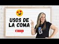 USO DE LA COMA / SIGNOS DE PUNTUACIÓN