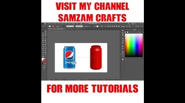 How to make a 3d Pepsi can in Illustrator #shorts