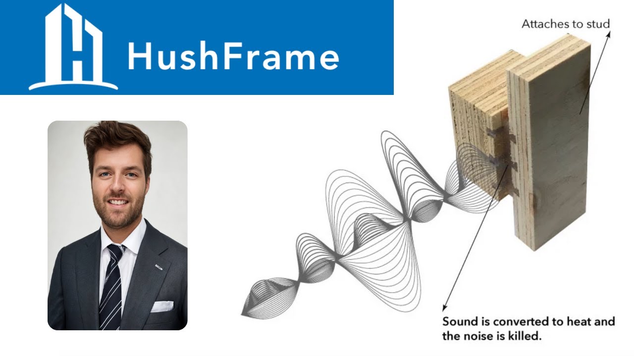 HUSHFRAME: MY SPACE, MY NOISE. Best Soundproofing Company - YouTube