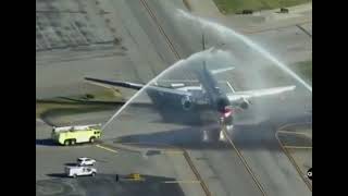 Donald Trump Private Plane Guard of Honour and Respect at Airport #Shorts
