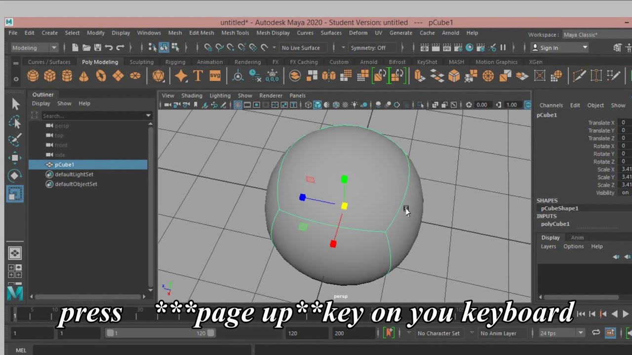 Object absolute smoothing shortcut keyshot keys in maya 2020 YouTube
