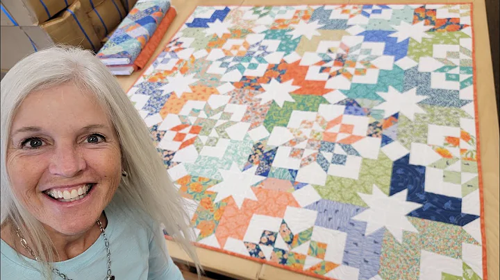 Boom.. Boom... STAR BLOOM!!! QUILTING AT JORDAN FA...