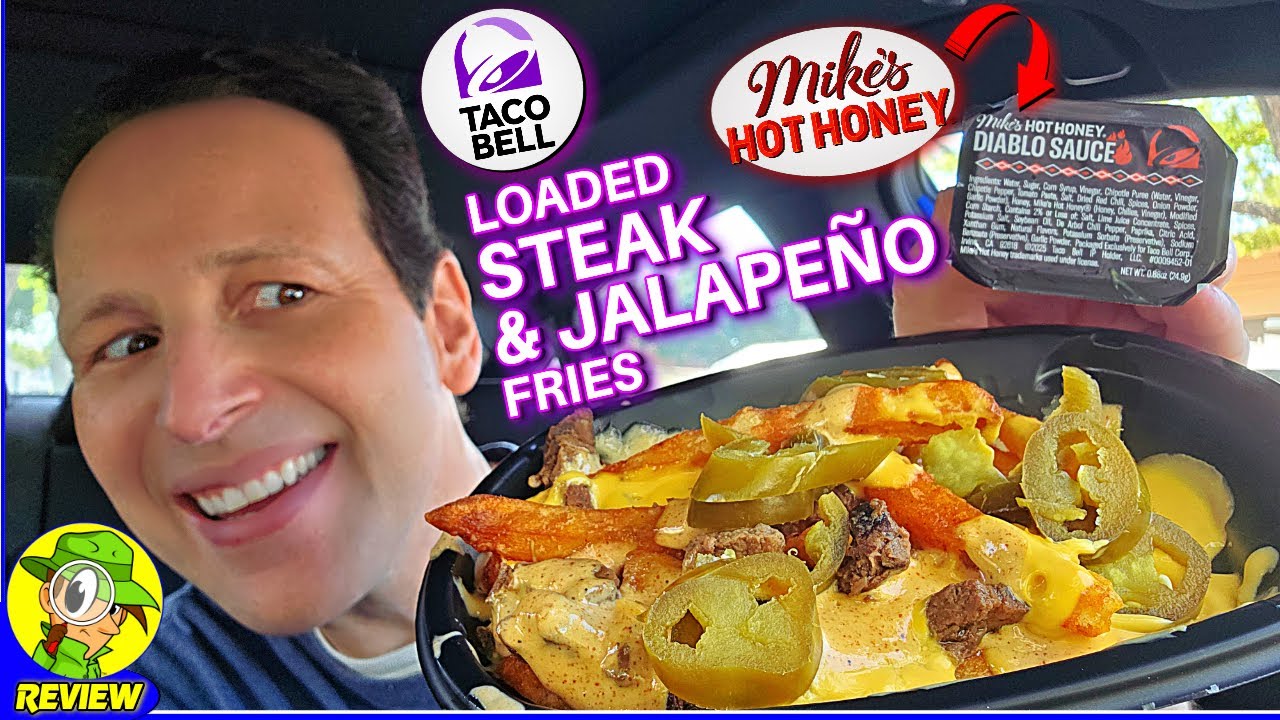 Taco Bell® Loaded Steak & Jalapeño Fries Review 🌮🔔🥩🌶️🍟 Peep THIS Out! 🕵️‍♂️
