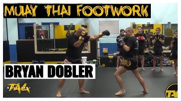 Ajarn Bryan Dobler Step & Slide Footwork Boxing Application