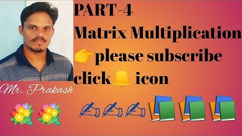Matrix multiplication||3.Matrix||intermediate-1A||Ex-3(b)