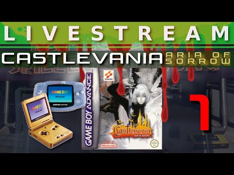 Video Livestream Castlevania: Aria of Sorrow auf dem Gameboy Advance Teil 1