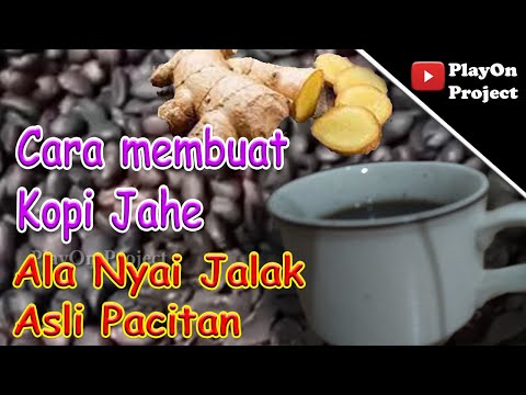 Cara Menggoreng Kopi Campur Jahe