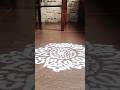 Simple &amp; Elegant Rangoli Design ✨ | Easy Random Rangoli #Shorts